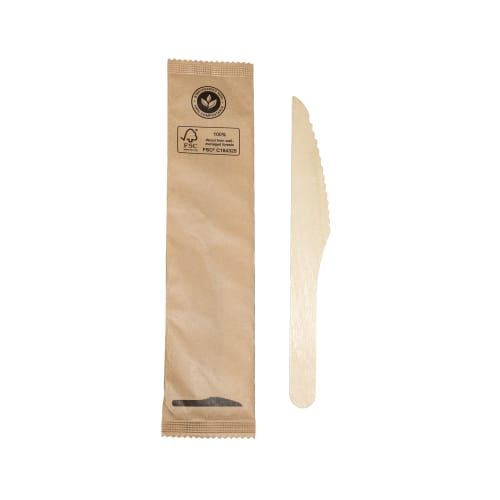 Galligreen Individually Wrapped Wooden Knife